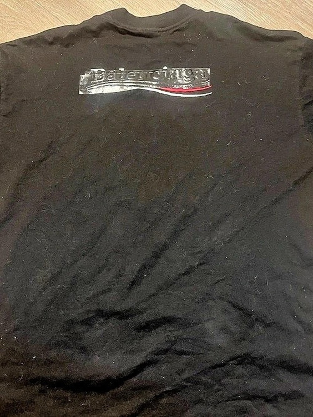 Black Balenciaga t-shirt